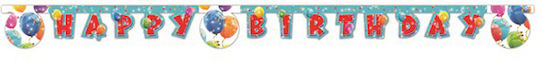 Procos Happy Birthday Girlande für Party 200cm
