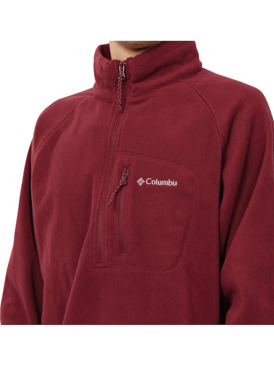 Fast Trek Iii Half Sweater Long Sleeve Burgundy