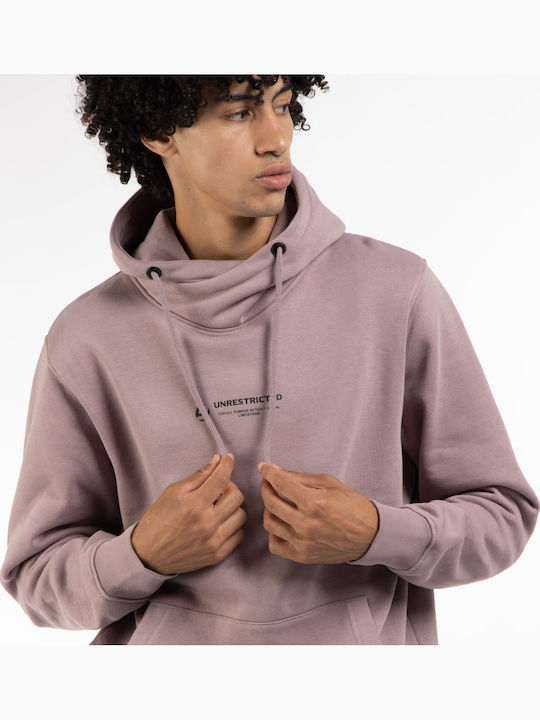 Sweatshirt with Hood Purple