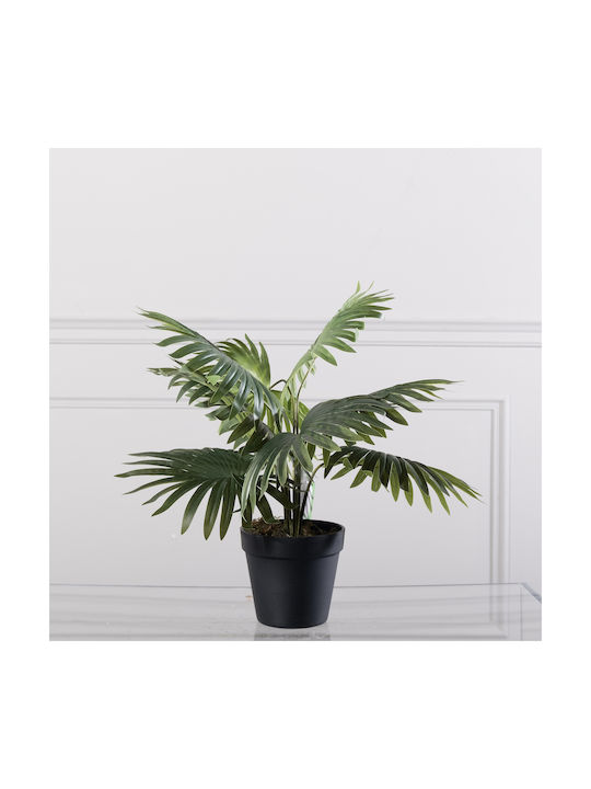 Artificial Plant in Pot Palm Tree Green 48cm Supergreens