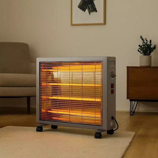Thermogatz K2000 Σόμπα Χαλαζία με Θερμοστάτη 2400W Grey