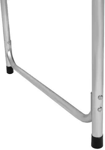 Trizand Aluminum Table Set for Camping Foldable in Case White