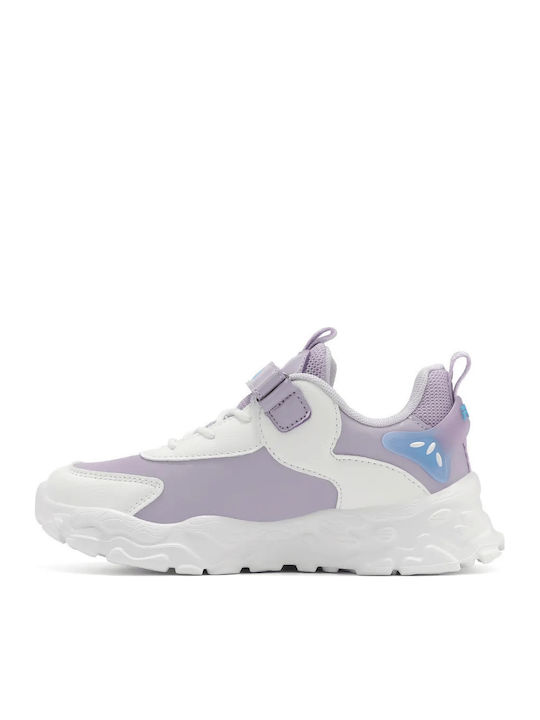 Memory Musha 2 V Kids Sneakers with Hoop & Loop Closure Lilac