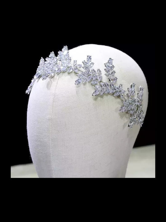 Luna Beautiful Headpiece with Very Sparkling Crystals of Absolute Clarity Fits All Wedding Dress Styles