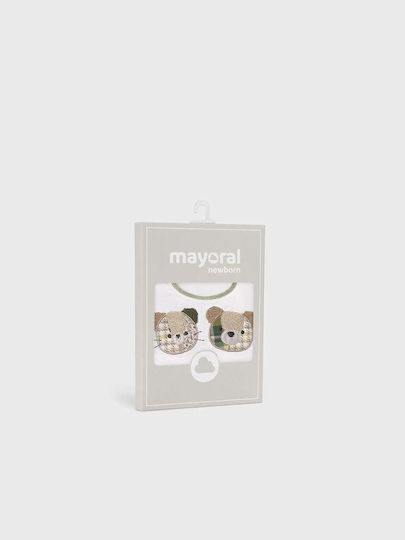 Mayoral Bib Fabric Green 2pcs