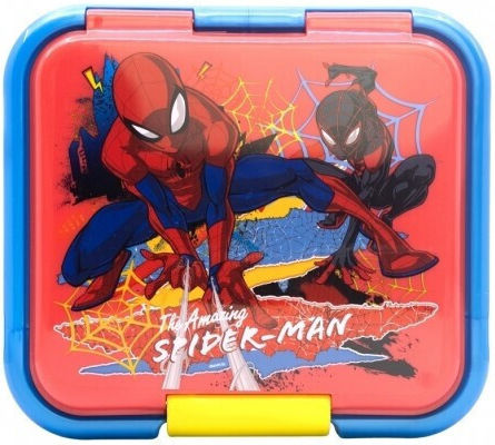 Stor Recipient pentru copii din plastic Spiderman Roșu