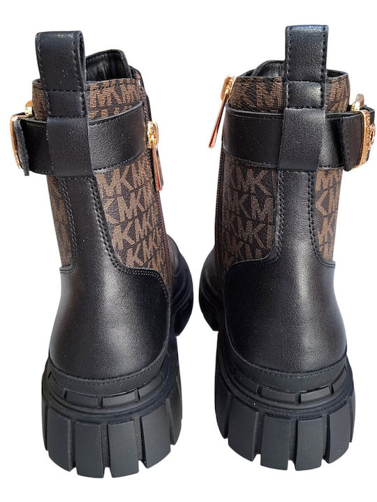Michael Kors Kids Boots with Laces Brown MK02620-004