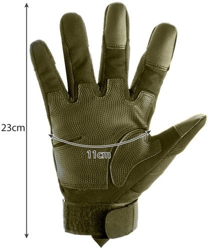 Tactical Touch Gloves Trizand L Khaki – Reinforced Sports Gloves Outdoor Activities 45p