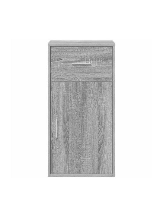 Office Storage Chipboard Cabinet Grey Sonoma L38xW34.5xH75cm