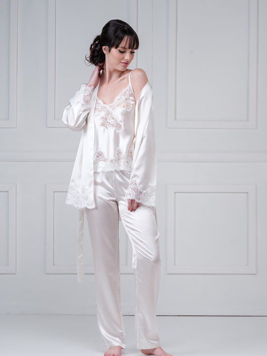 Summer Bridal Women's Pyjama Set White