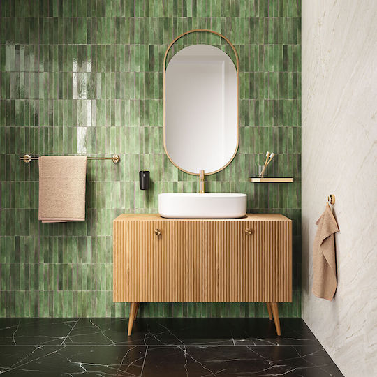 TIGER Double Wall-Mounted Bathroom Rail ​12.6x65.2cm Gold