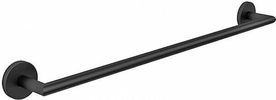 Langberger Series 108 Single Wall-Mounted Bathroom Rail ​60x6cm Black