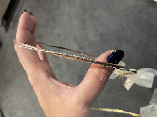 Handgefertigte Hochzeitskronen Zweifarbige Matt Rosa Gold Silber Dekoration