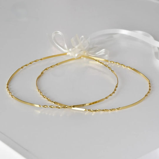 Curls Versilberte Hochzeitskronen