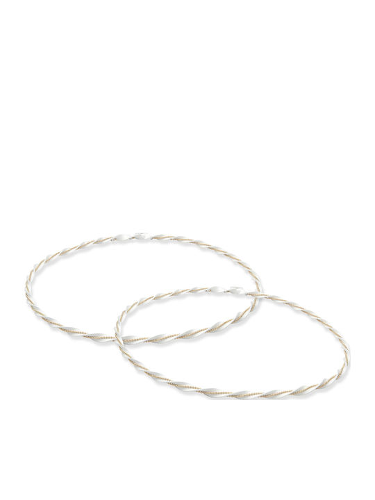 Harper Wedding Crowns Silver Plated The Base of the Crowns Is White Enamel They Are Woven Double Gold-Plated Chain