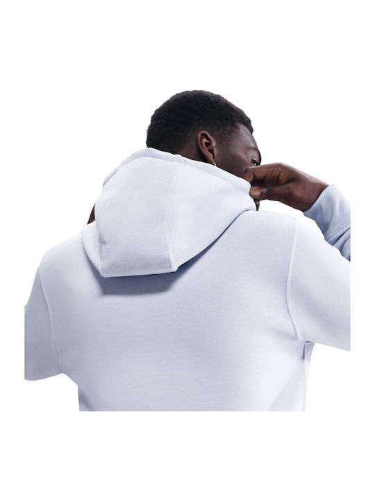 Club Cardigan With Blue Hood