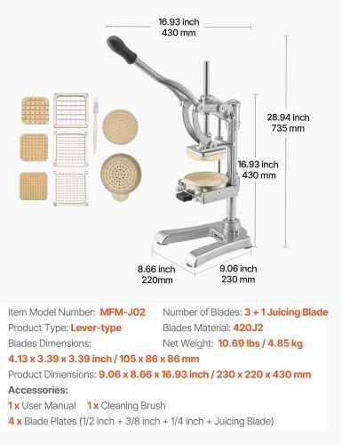 Vevor Multi Cutter Machine