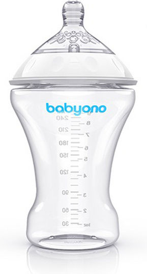 Babyono Baby Bottle Natural Nursing Anti-colic with Silicone Teat for 0+ Months 260ml