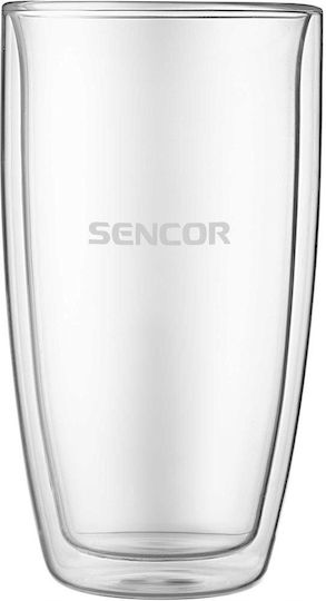 Sencor Ποτήρι Νερού / Καφέ / Freddo Γυάλινο Sencor Ποτήρι Νερού / Καφέ / Freddo Γυάλινο