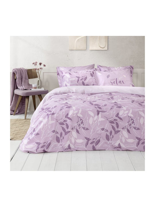 Nima Sheet Sets King Size 270x280cm. Florelia Lilac 4pcs