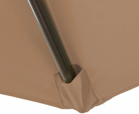 Hanging Aluminum Beige Parasol 1.37x1.37m