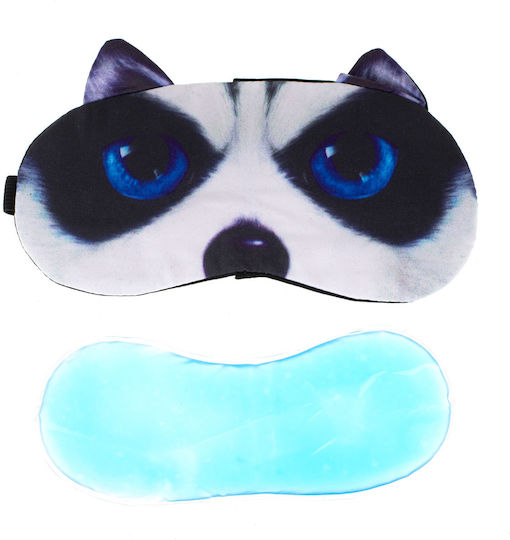 ikonka Gel Sleep Mask for Kids 18x10cm Multicolour