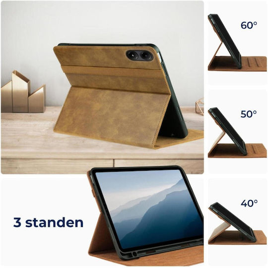 Rosso Flip Cover Maro (Xiaomi Redmi Pad Pro, Poco Pad 12.1)