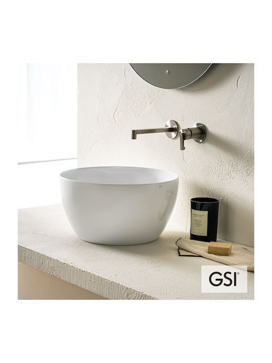 GSI Pura Countertop Sink Porcelain 42x42x22cm White