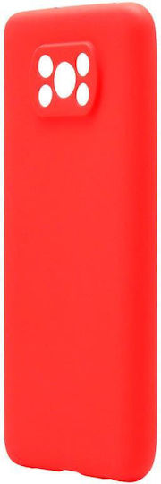 iNOS Soft TPU Back Cover Silicon Roșu (Poco X3 NFC / X3 Pro)