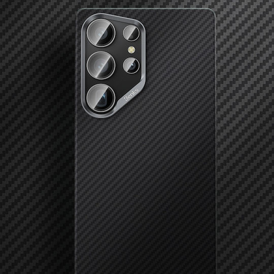 Benks Back Cover Aramid Fiber Μαύρο (Galaxy S25 Ultra)