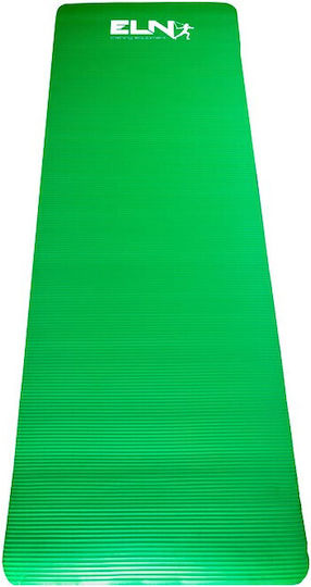 ELN Στρώμα Γυμναστικής Pilates Πράσινο (183x61cm)