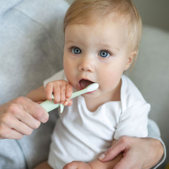 Dr. Brown's Baby-Zahnbürste für 0m+ Grüne