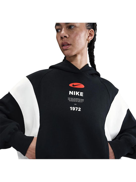Sportswear Women's Sweatshirt Hooded Black