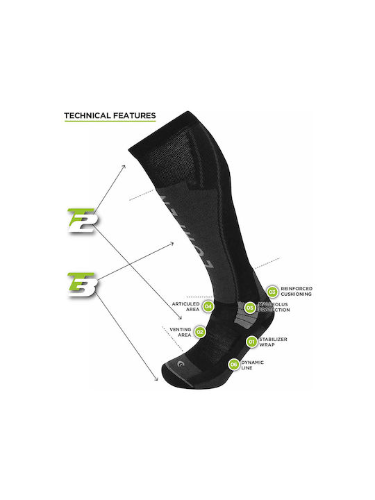 Lorpen Ski- & Snowboardsocken Schwarz 1 Paar