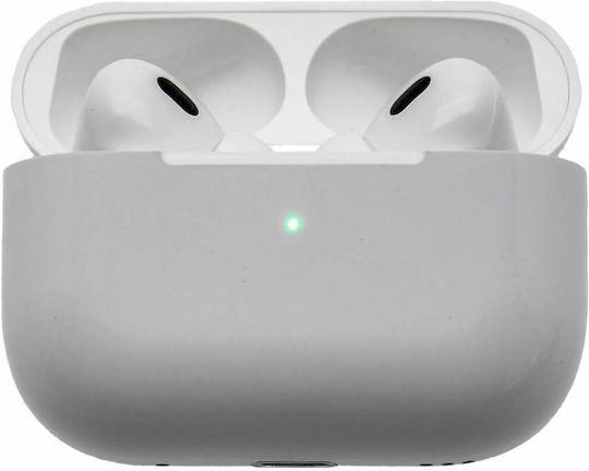 Takemore WS-75 In-ear Bluetooth Handsfree Ακουστικά με Θήκη Φόρτισης Λευκά