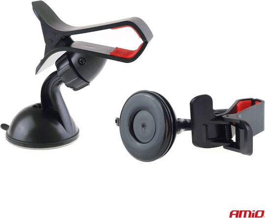 AMiO HOLD-04 Car Mobile Mount with Clip-Peg Black
