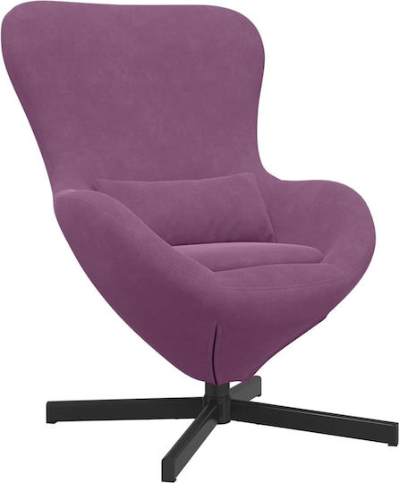 Armchair Purple 63x73x90cm