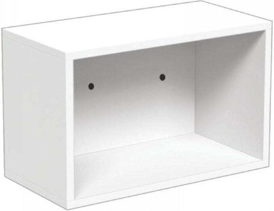 Kids Shelf Wall Mount White 60x30x36cm