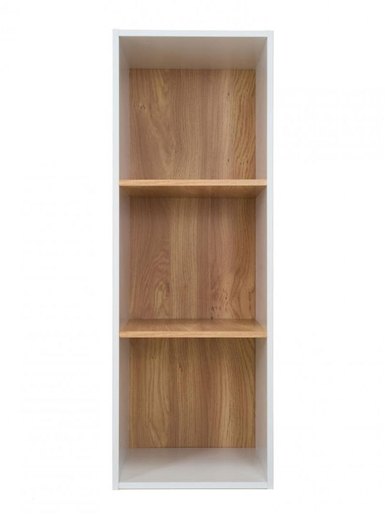 Kids Floor Shelving Unit White 30x29.5x90cm