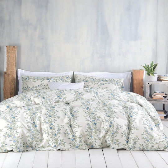 Rythmos Talia Set Coverlet Single from Cotton & Polyester Blue - TALIA 160x240cm 2pcs