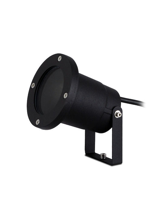 Masterled Φωτιστικό Προβολάκι Εξωτερικού Χώρου 35W IP54 για Ντουί GU10 Μαύρο
