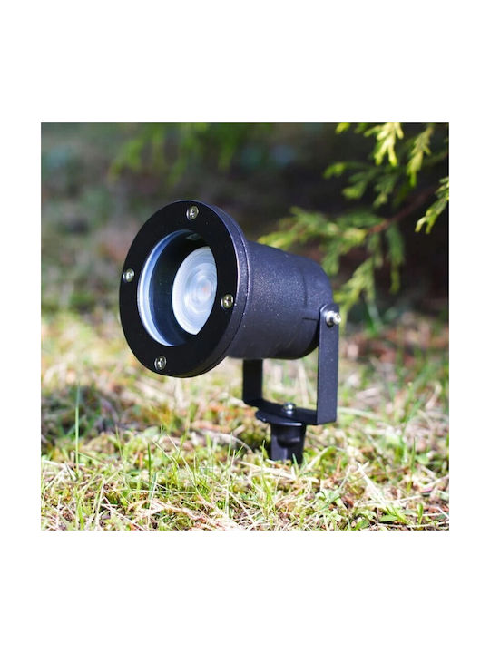 Masterled Φωτιστικό Προβολάκι Εξωτερικού Χώρου 35W IP54 για Ντουί GU10 Μαύρο