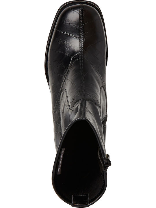 Women's Ankle Boots with High Heel Black