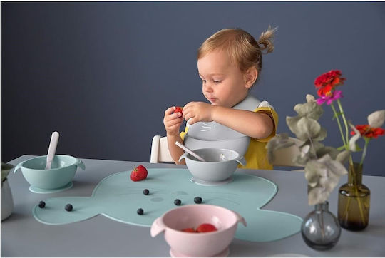 Laessig Baby Food Bowl made of Silicone Gray