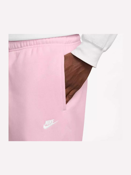 Club Sweatpants with Elastic Pink