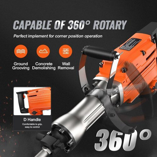 Vevor Impact Demolitionist Electric 2200W with Chuck HEX DXDHYCJZPZNCPZNSBV2
