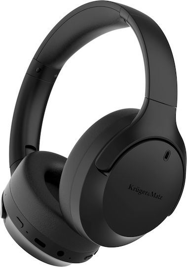 Kruger & Matz Street 4 Ασύρματα / Ενσύρματα Over Ear Ακουστικά Μαύρα