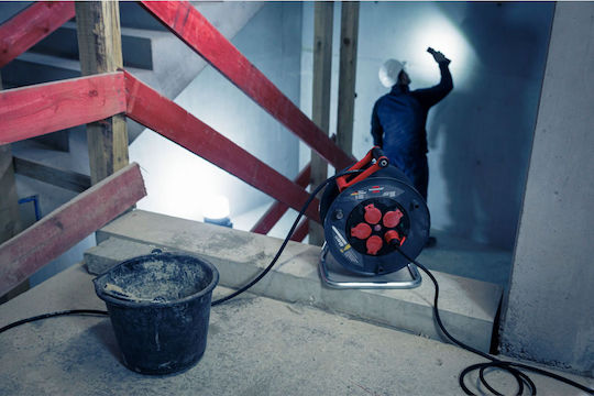 Brennenstuhl mit Kabel 40m Wasserdicht Schwarz