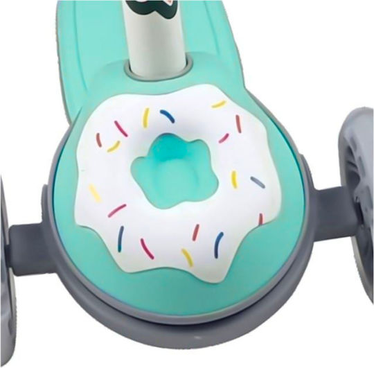 Παιδικό Πατίνι 3D Donut Τρίτροχο Τιρκουάζ