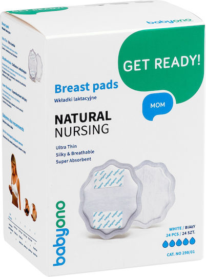 Babyono Breast Pads 12x12cm 24 Pieces
